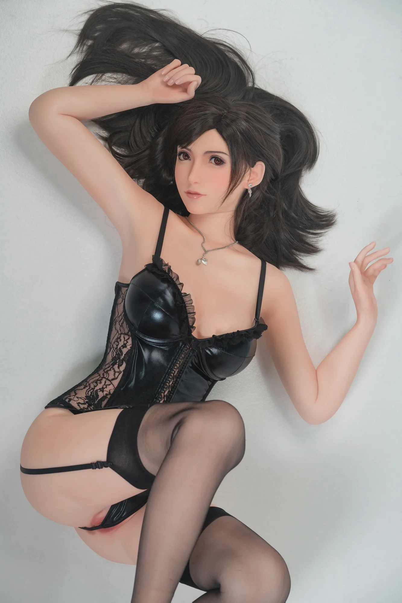 Tifa ROS: 168cm E-Cup Cosplay Silicone Sex Doll-Game Lady view 7
