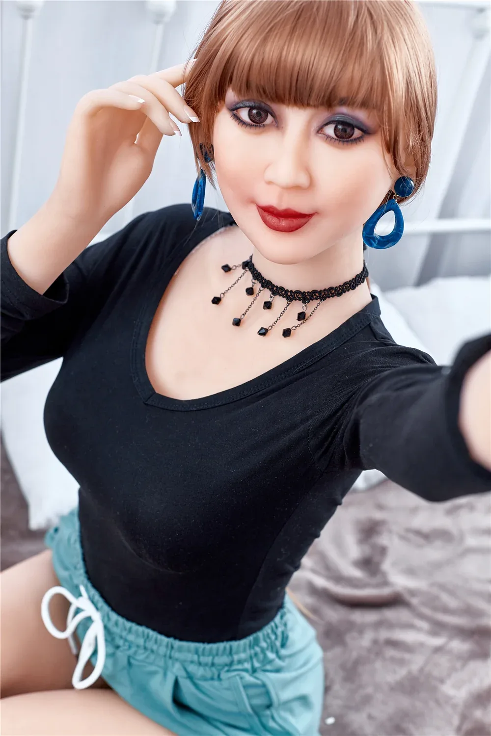 Xiu: Lifelike 165cm A-Cup TPE Sex Doll-Irontech Doll view 4