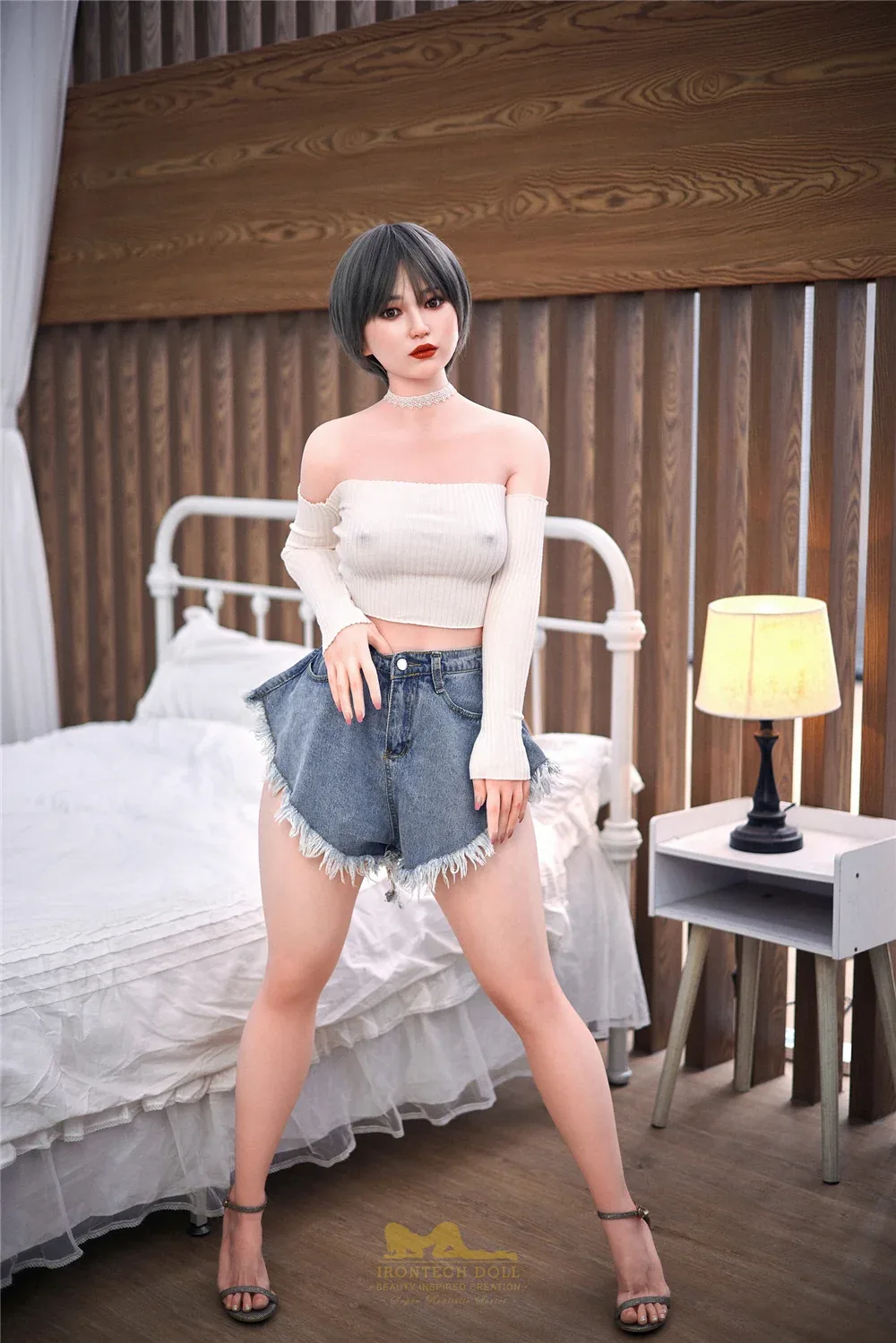 Misa S10: Premium 152cm A-Cup Silicone Sex Doll-Irontech Doll view 2