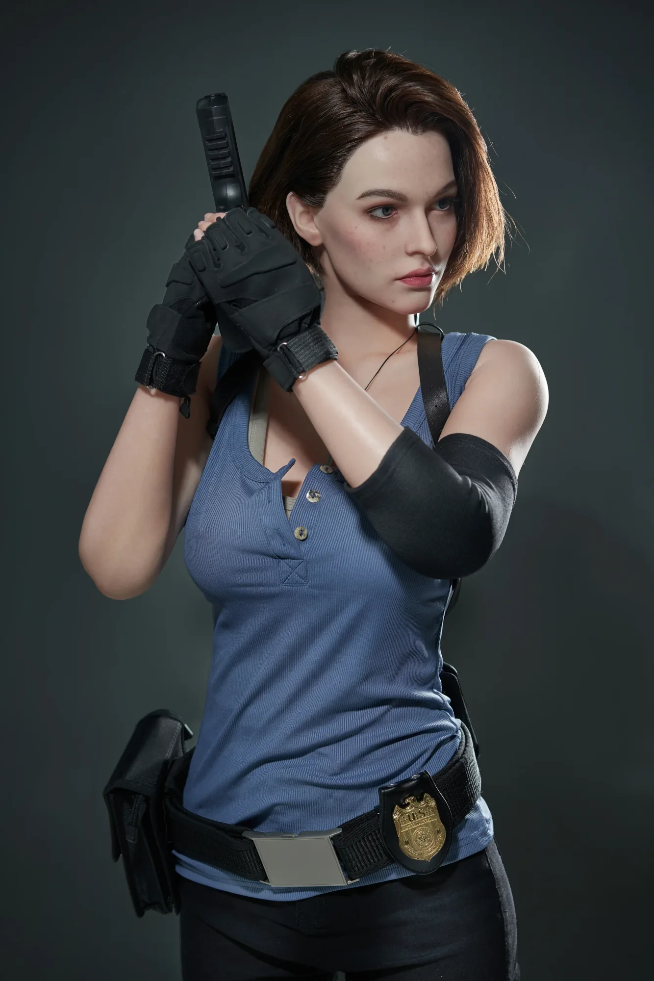 Jill: 168cm E-Cup Cosplay Silicone Sex Doll-Game Lady