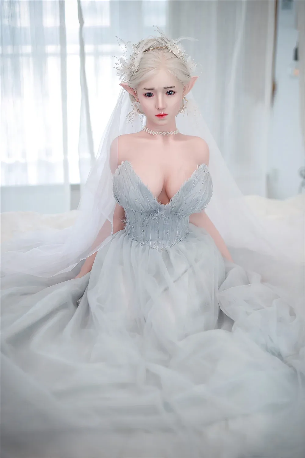 JingYa: JYDoll 157cm D-Cup Realistic Silicone Head TPE Body Sex Doll view 2