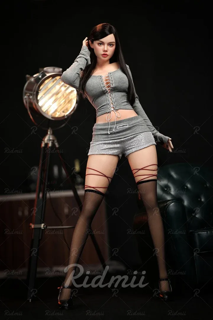 Ridmii Doll Fiora: 164m Life-Size Silicone Head &amp; TPE Body Sex Doll-[USA Stock]