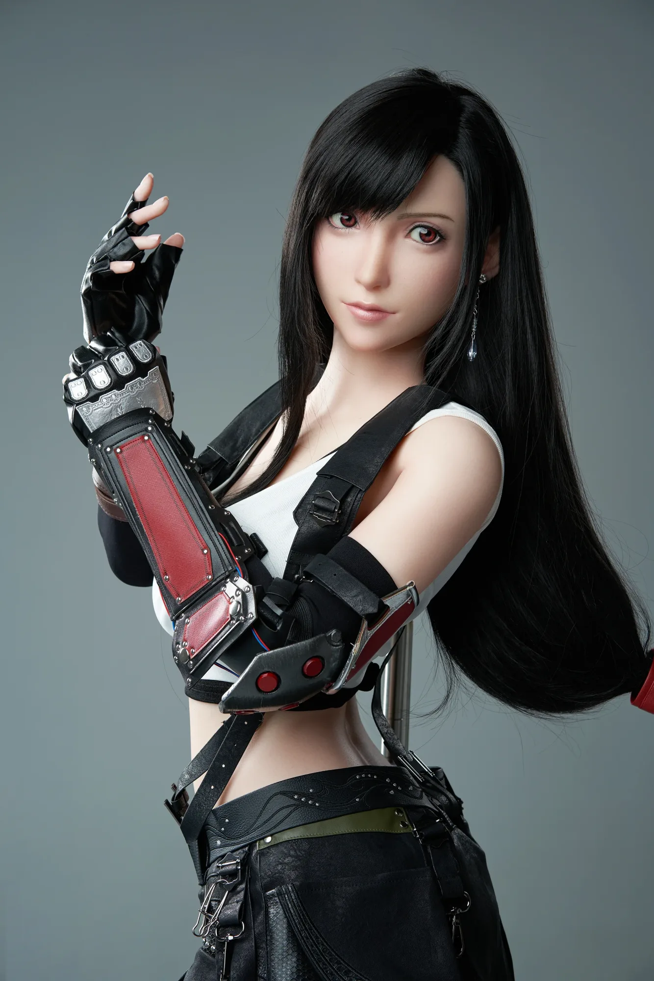 Tifa: 167cm D-Cup Cosplay Silicone Sex Doll-Game Lady view 2