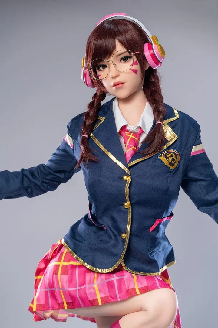 Dva: 166cm E-Cup Cosplay Silicone Sex Doll-Game Lady view 5
