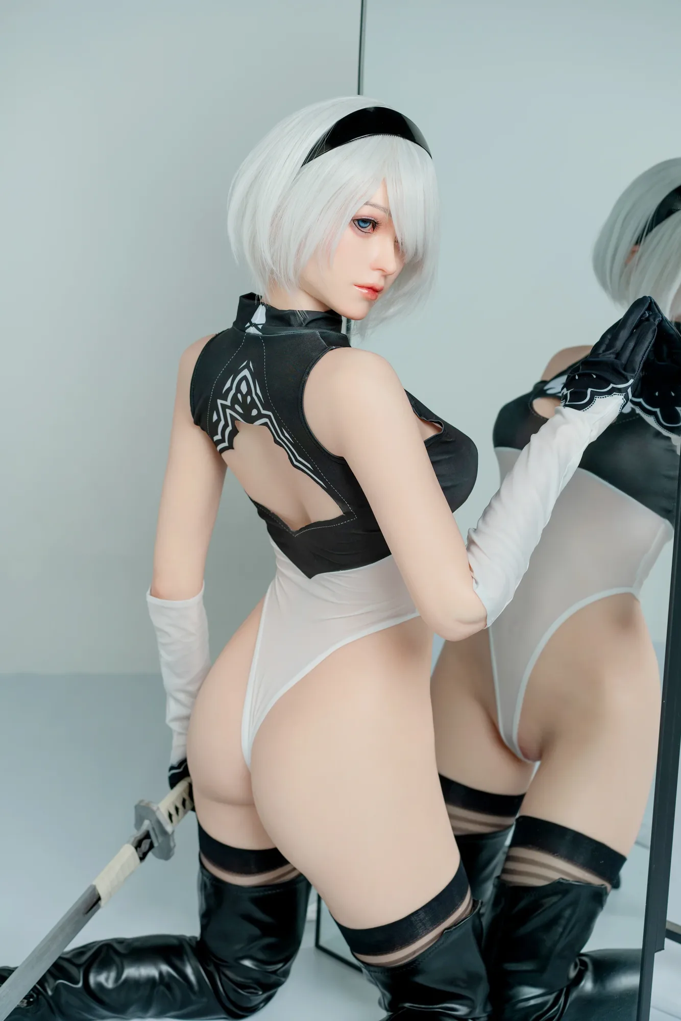 170cm C-Cup Premium Anime 2B Cosplay Silicone Sex Doll-GE577_4-Zelex Inspiration view 4