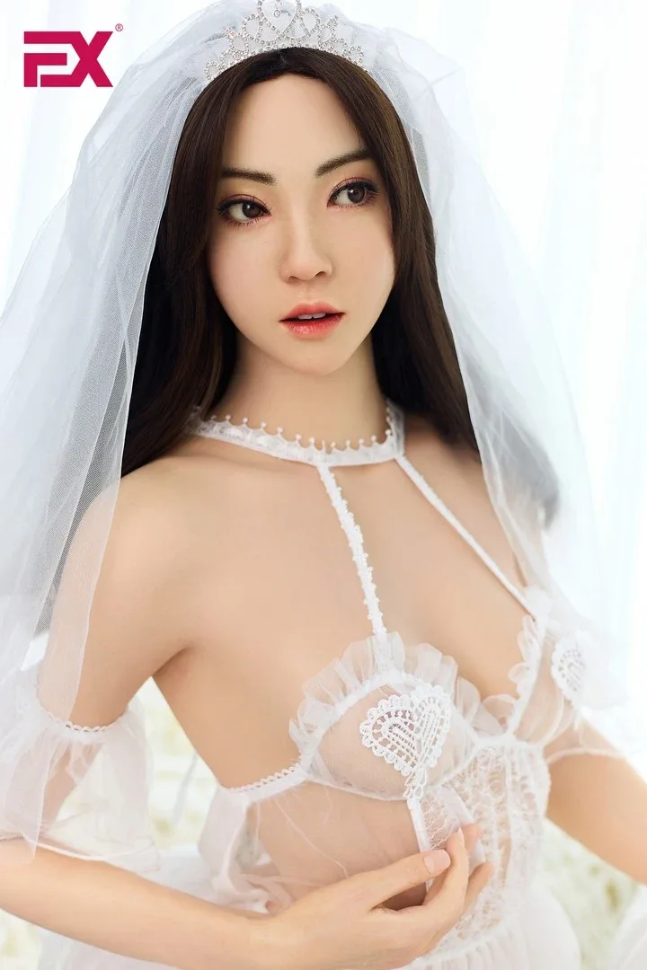 Jie-3: 166cm D-Cup Luxury Seamless Neck Silicone Sex Doll-Clone