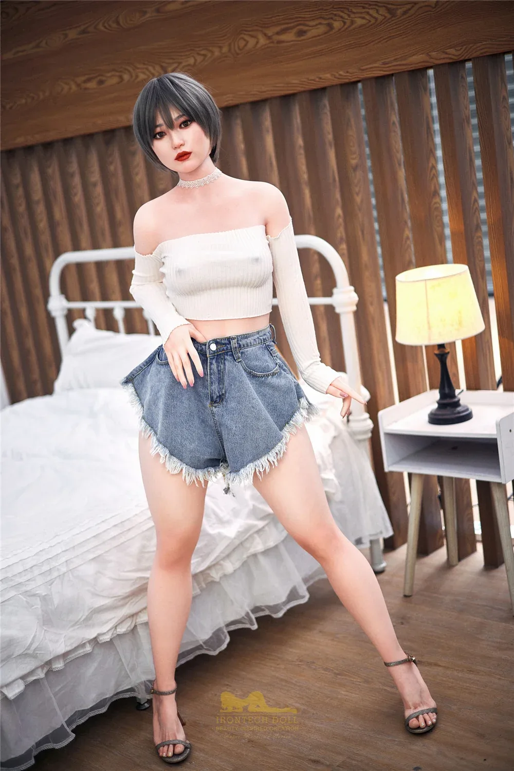 Misa S10: Premium 152cm A-Cup Silicone Sex Doll-Irontech Doll view 4