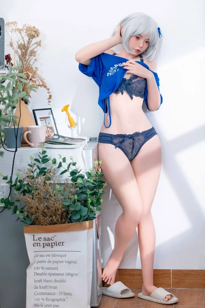 J007: 155cm A-Cup Realistic Silicone Head TPE Body Sex Doll-FU Doll view 5