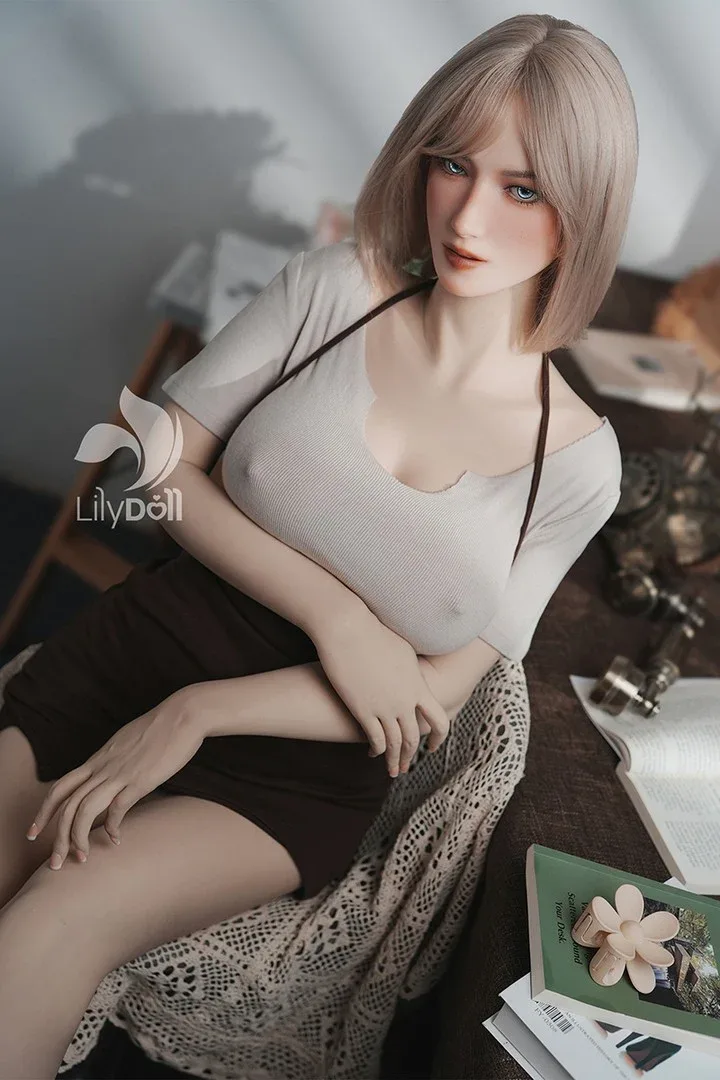 LD015: 168cm F-Cup Realistic Silicone Head TPE Body Sex Doll-Lily-[USA Stock]