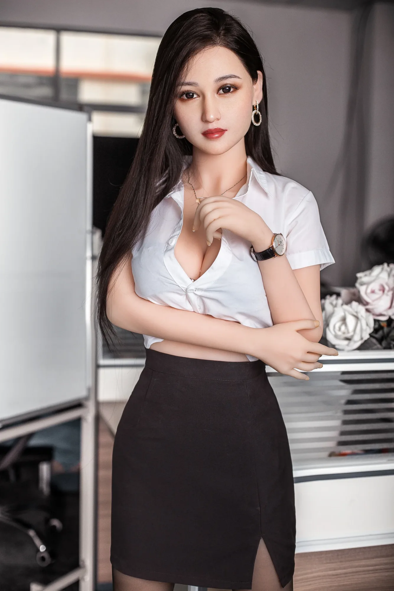 #207: 158cm D-cup Lifelike Japanese TPE Sex Doll-[USA Stock] view 6