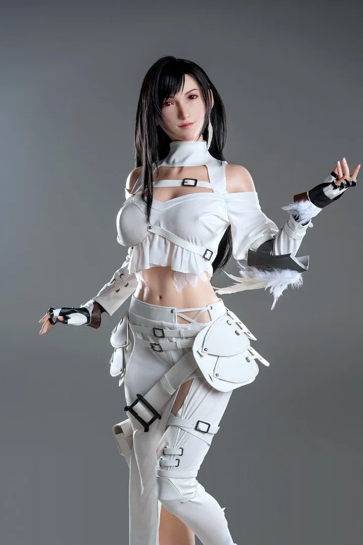 Tifa Smiley Face: 171cm G-Cup Cosplay Silicone Sex Doll-Game Lady view 4