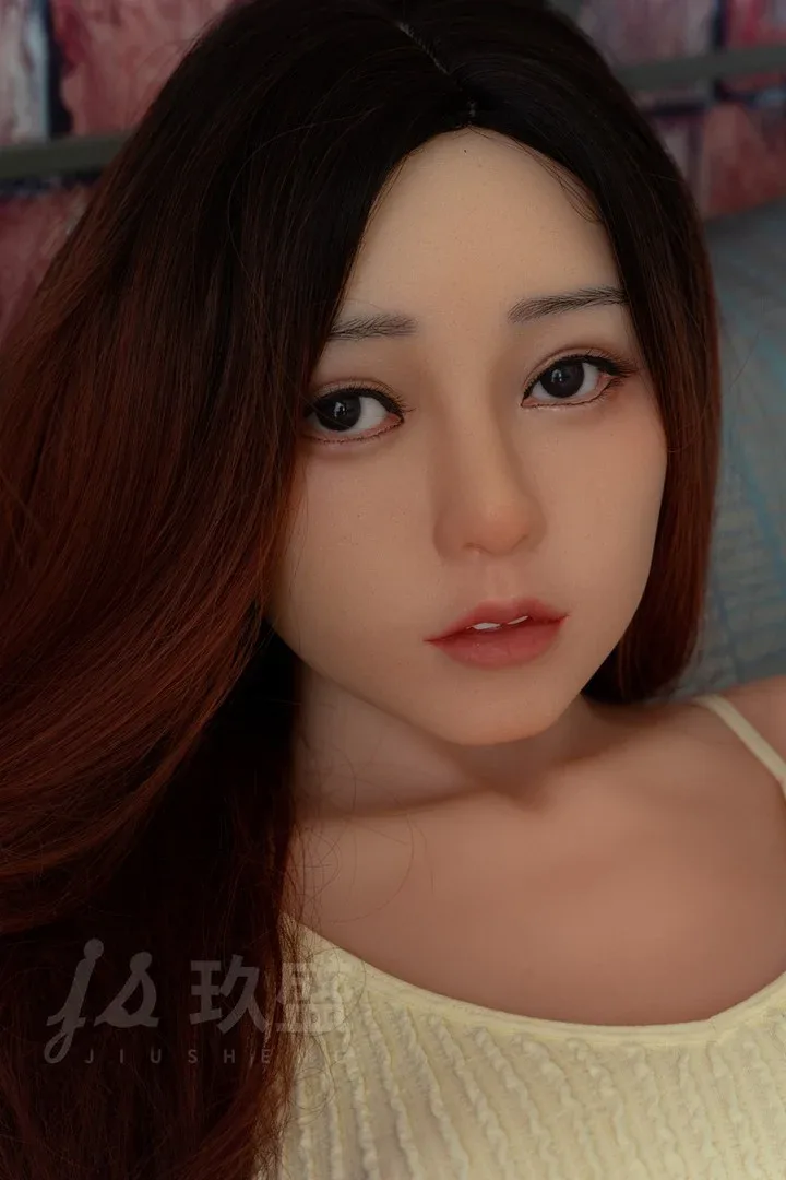 Yume: 148cm Realistic Silicone Head TPE Body Jiusheng Sex Doll-ROS Head view 4