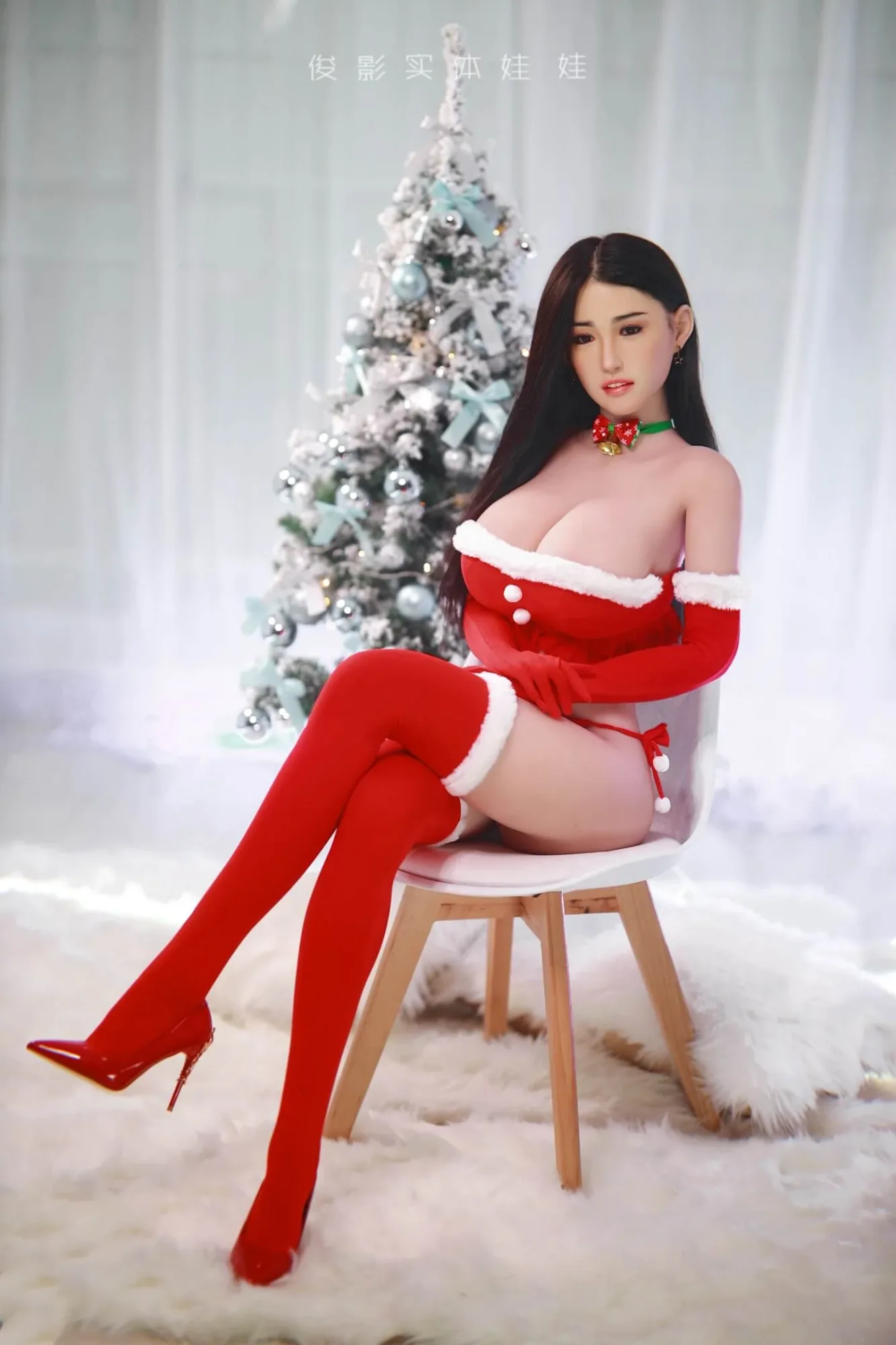 Christmas Catherine: JYDoll 164cm D-Cup Realistic Silicone Head TPE Body Sex Doll view 4