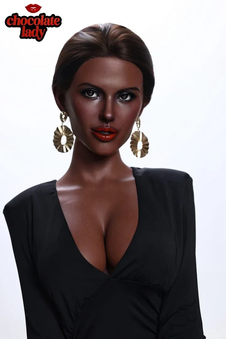 Lena: 166cm E-Cup Realistic Silicone Black Sex Doll view 7