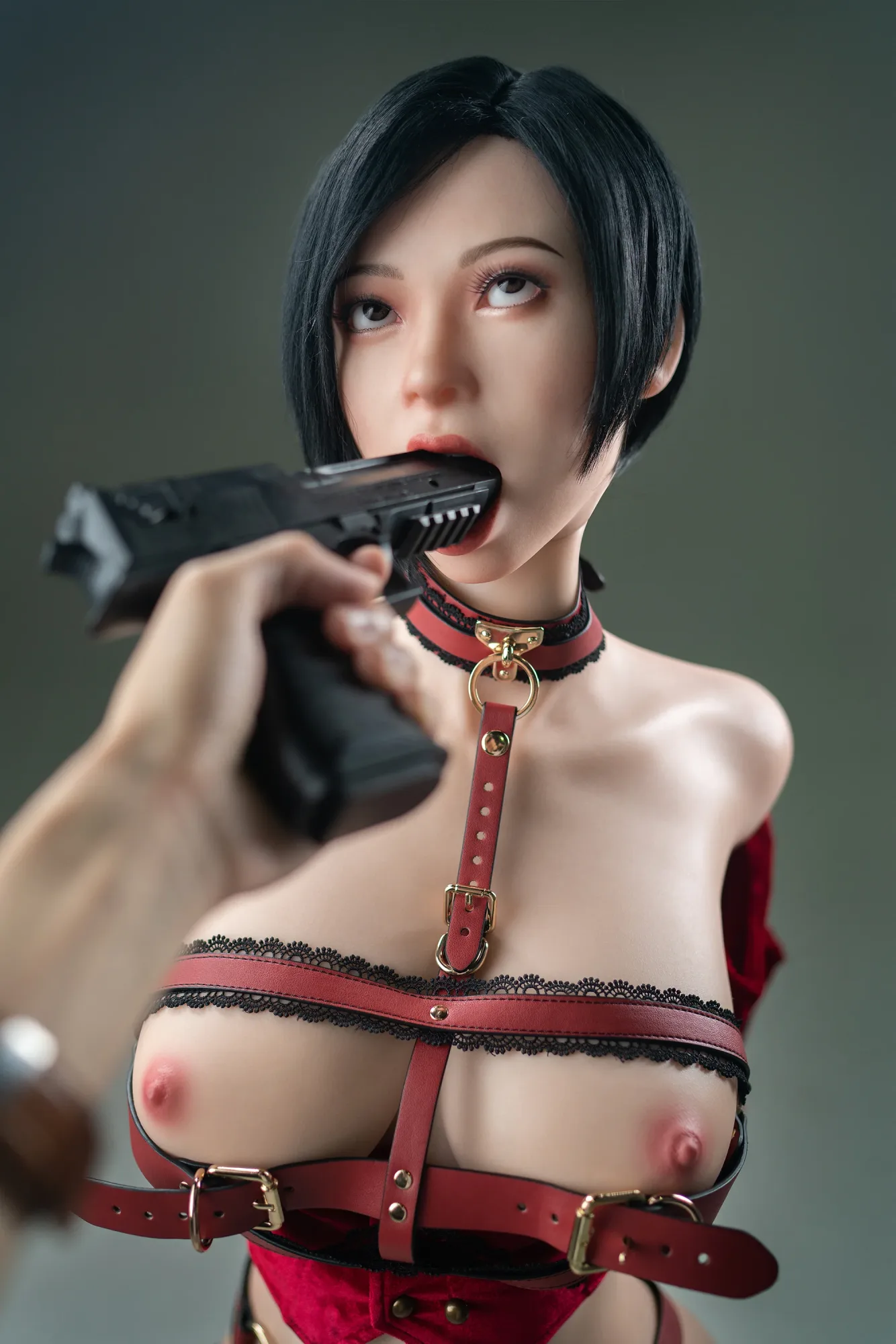 Ada Wang ROS: 171cm G-Cup Cosplay Silicone Sex Doll-Game Lady view 2