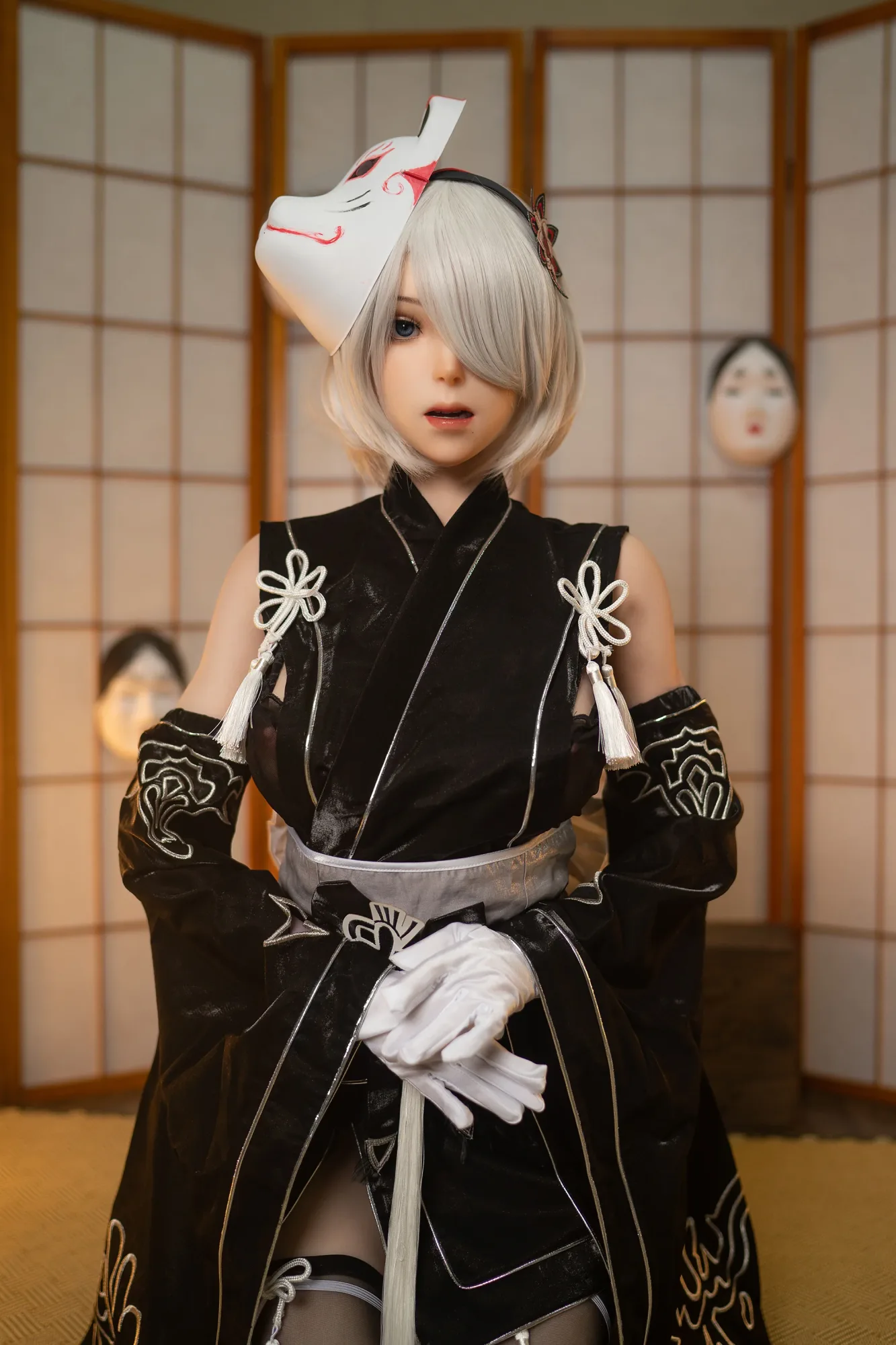YoRHa ROS: 171cm G-Cup Anime 2B Cosplay Silicone Sex Doll-Game Lady