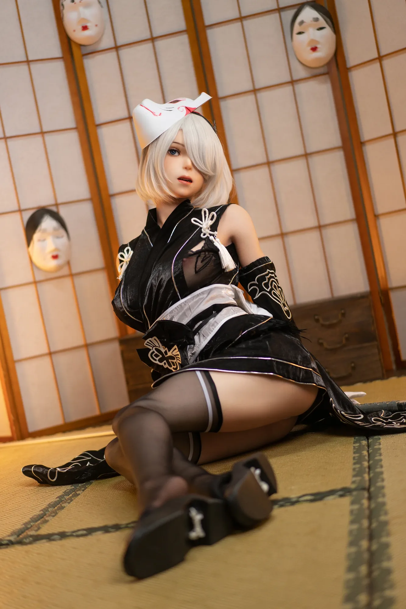 YoRHa ROS: 171cm G-Cup Anime 2B Cosplay Silicone Sex Doll-Game Lady view 3