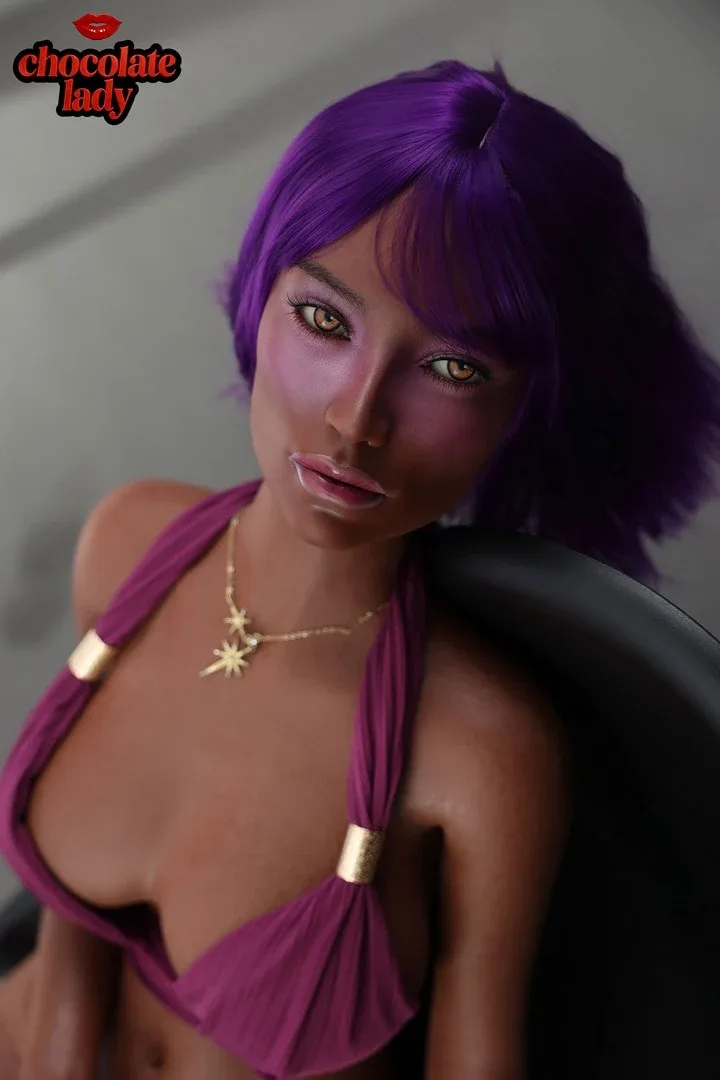 Aim: 160cm C-Cup Realistic Silicone Black Sex Doll view 3
