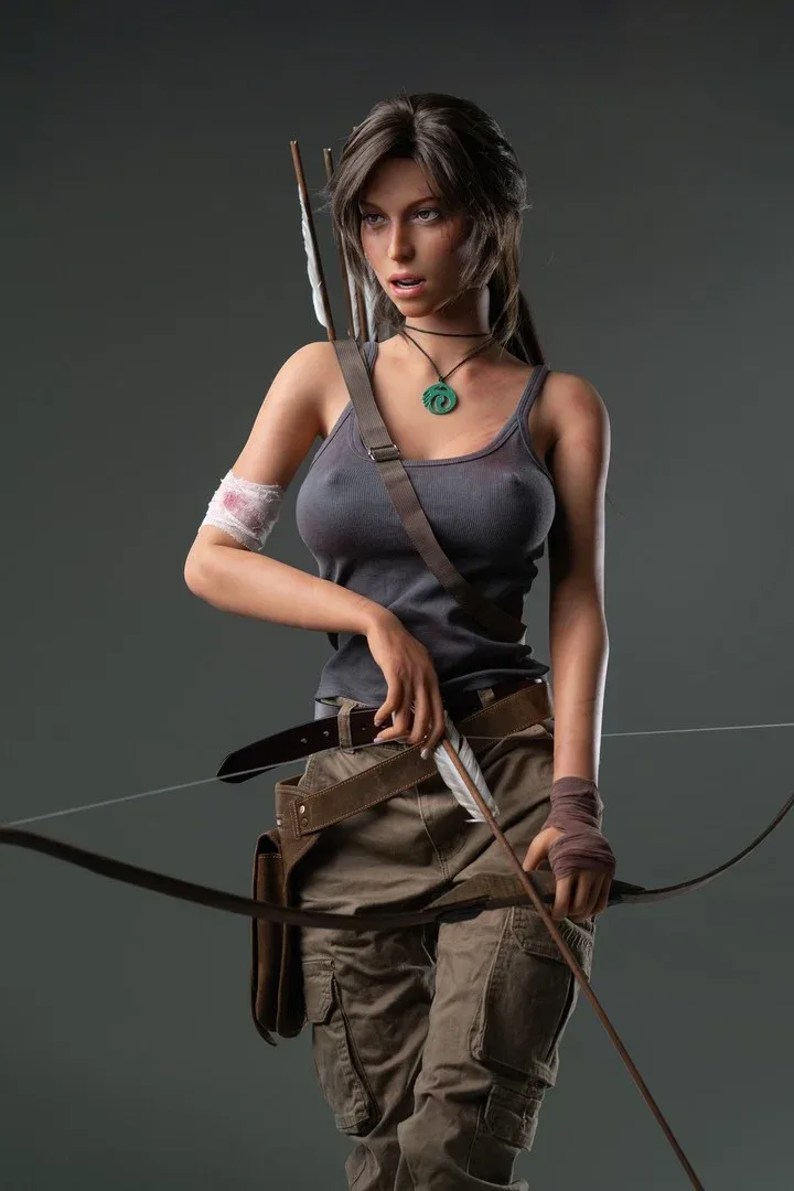 Lara Croft ROS: 166cm E-Cup Cosplay Silicone Sex Doll-Game Lady