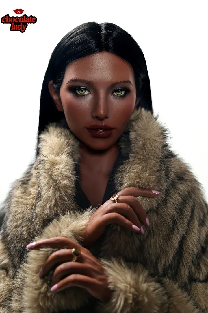 Naomi: 166cm E-Cup Realistic Silicone Black Sex Doll view 3