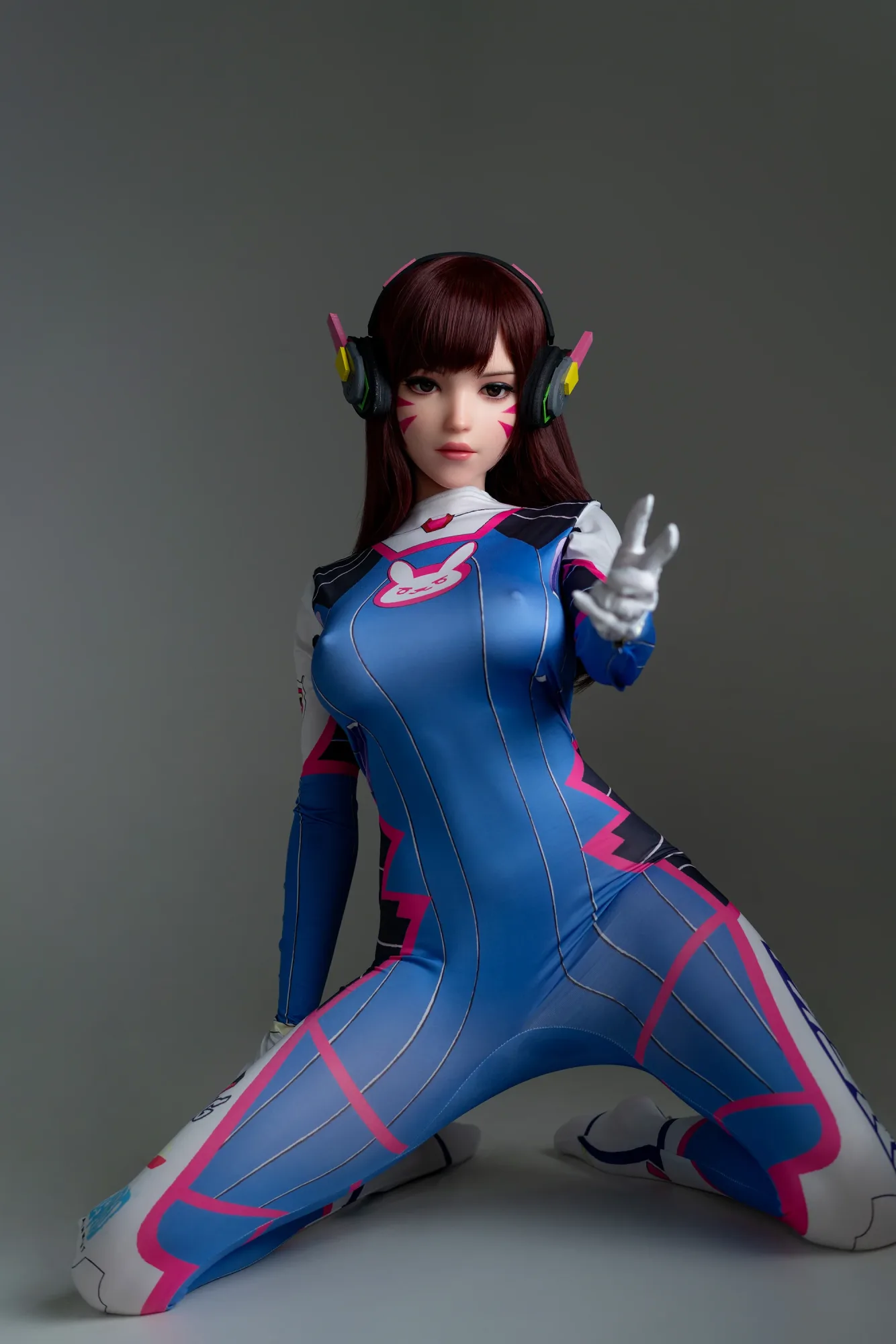 Dva: 167cm D-Cup Cosplay Silicone Sex Doll-Game Lady view 8