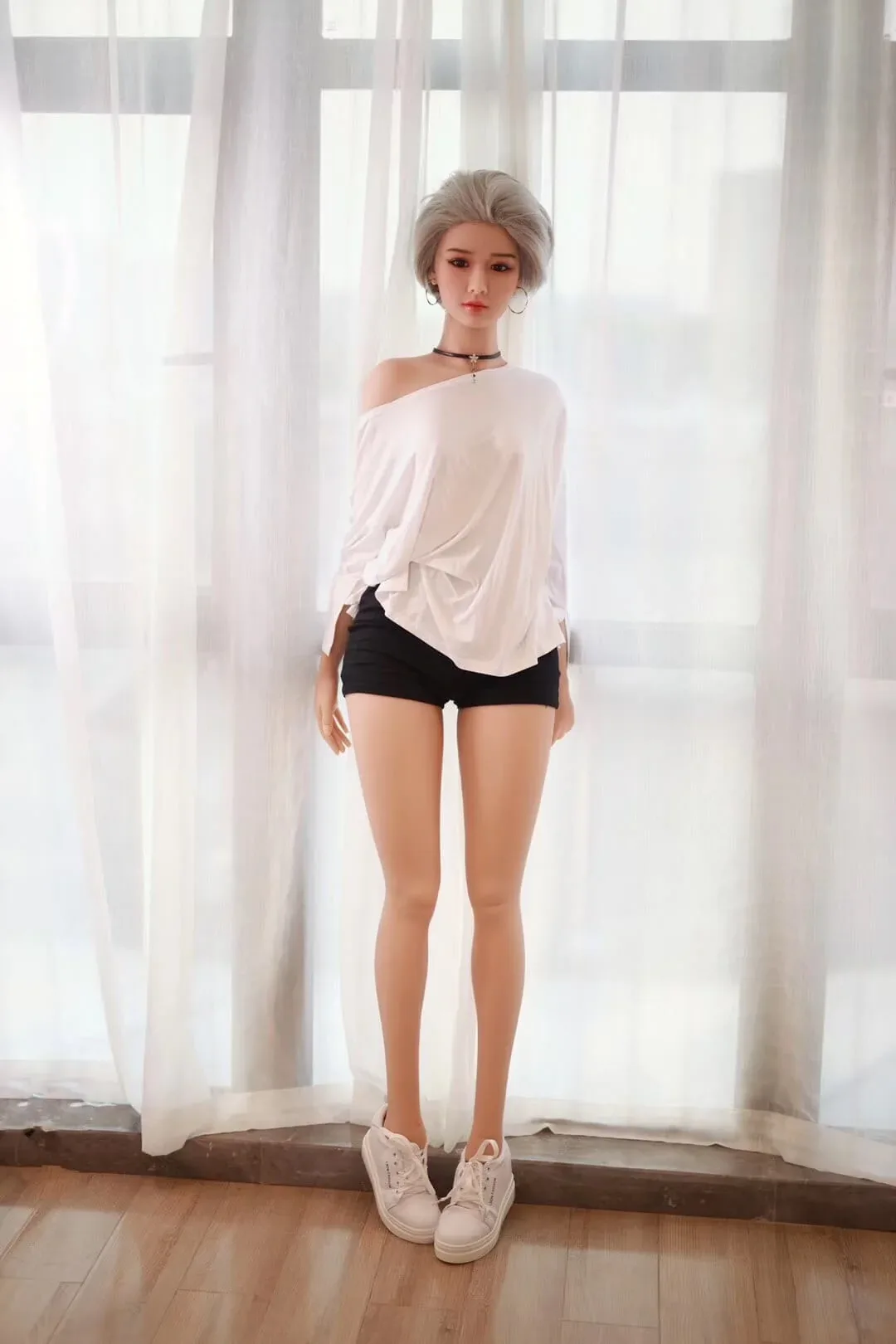 Nicole: JYDoll 163cm D-Cup Realistic Silicone Head TPE Body Sex Doll view 7