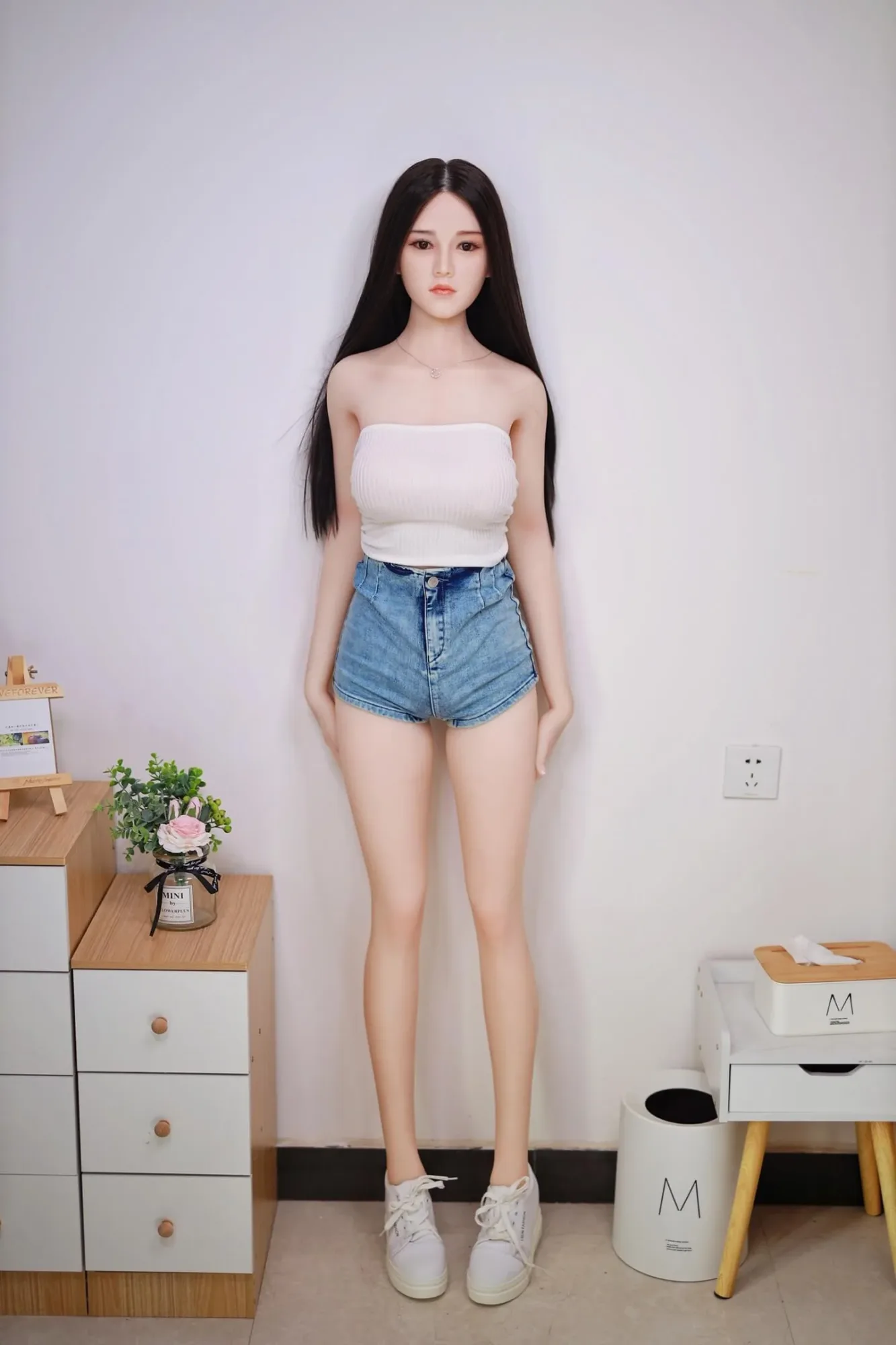 H1: JYDoll 157cm D-Cup Realistic Silicone Head TPE Body Sex Doll view 5