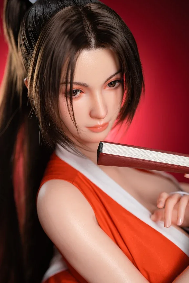 Shiranui Mai: 165cm F-Cup Cosplay Silicone Sex Doll-Game Lady