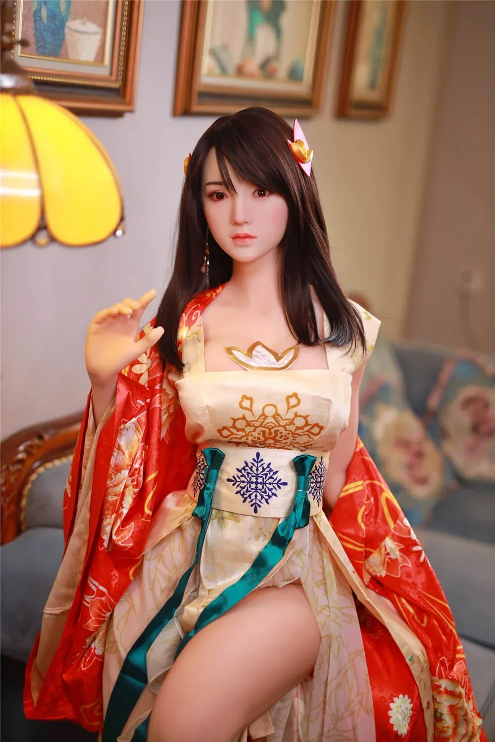 JingJing: JYDoll 161cm D-Cup Realistic Silicone Head TPE Body Sex Doll view 8