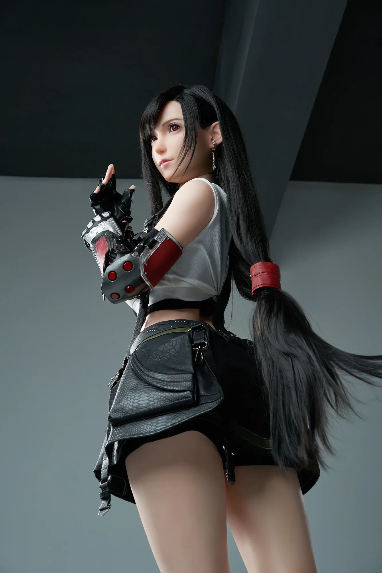 Tifa: 167cm D-Cup Cosplay Silicone Sex Doll-Game Lady view 4