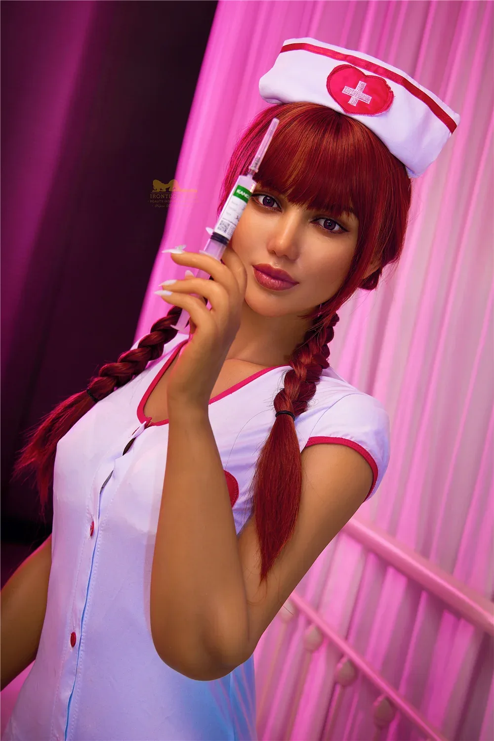 Celine S13: Premium 168cm A-Cup Silicone Sex Doll-Irontech Doll view 3