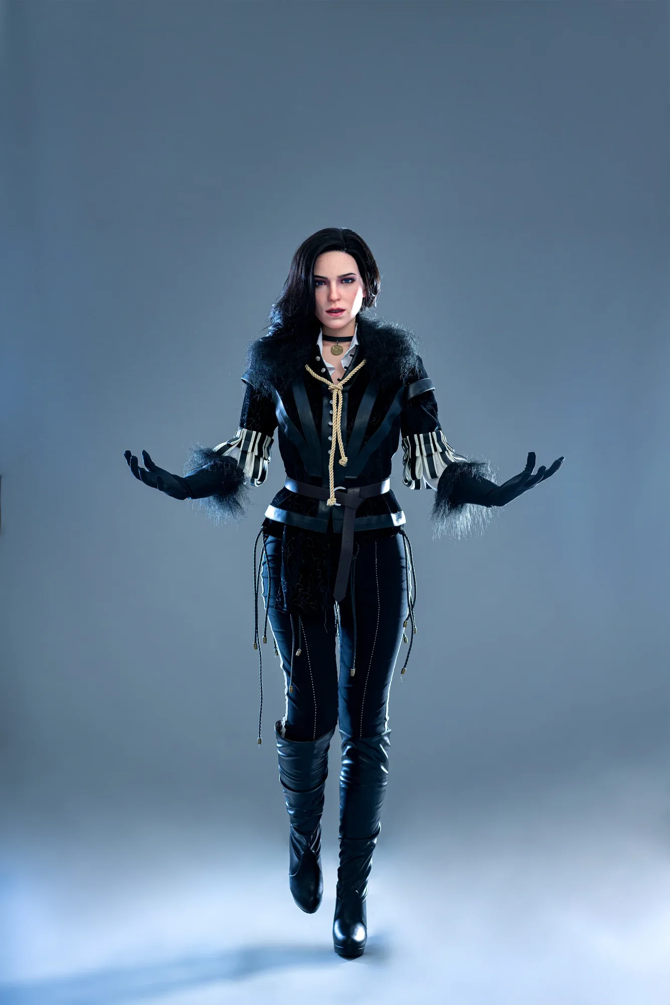 Yennefer: 168cm E-Cup Cosplay Silicone Sex Doll-Game Lady view 2