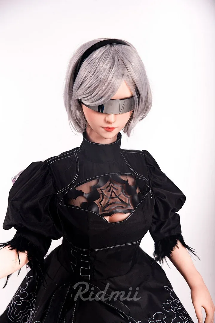 Ridmii Doll Momo Plus: 163cm Life-Size Silicone Head &amp; TPE Body Sex Doll-[USA Stock]