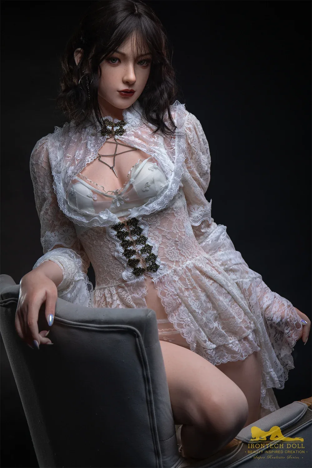 S36: Premium 163cm A-Cup Silicone Sex Doll-Irontech Doll view 8