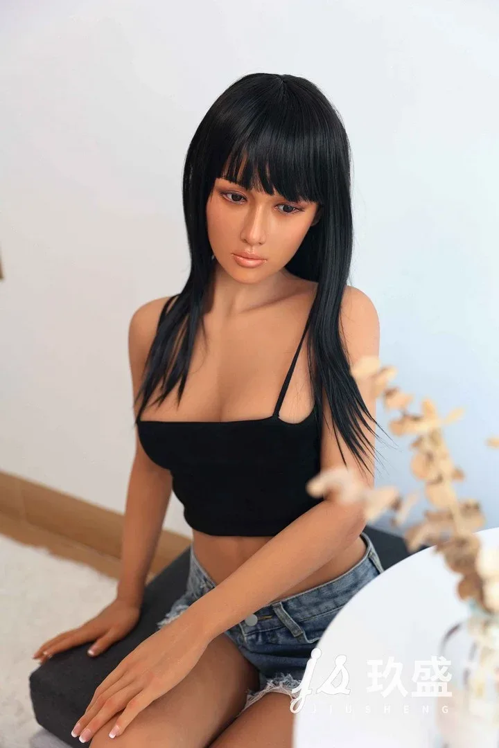 Amy: 163cm Realistic Silicone Head TPE Body Jiusheng Sex Doll