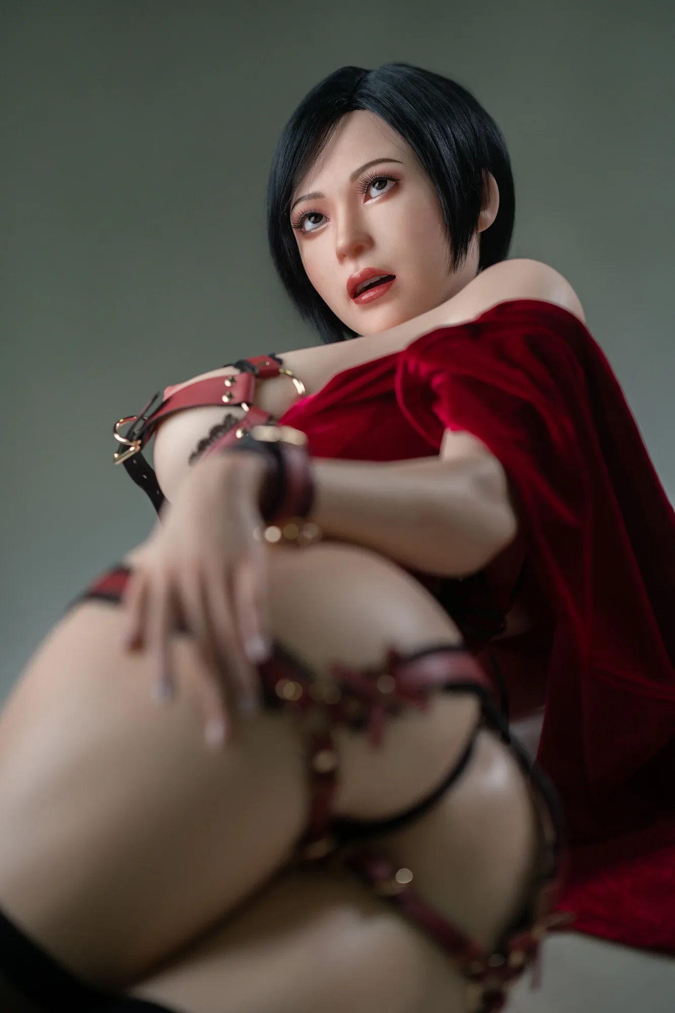Ada Wang ROS: 171cm G-Cup Cosplay Silicone Sex Doll-Game Lady view 8