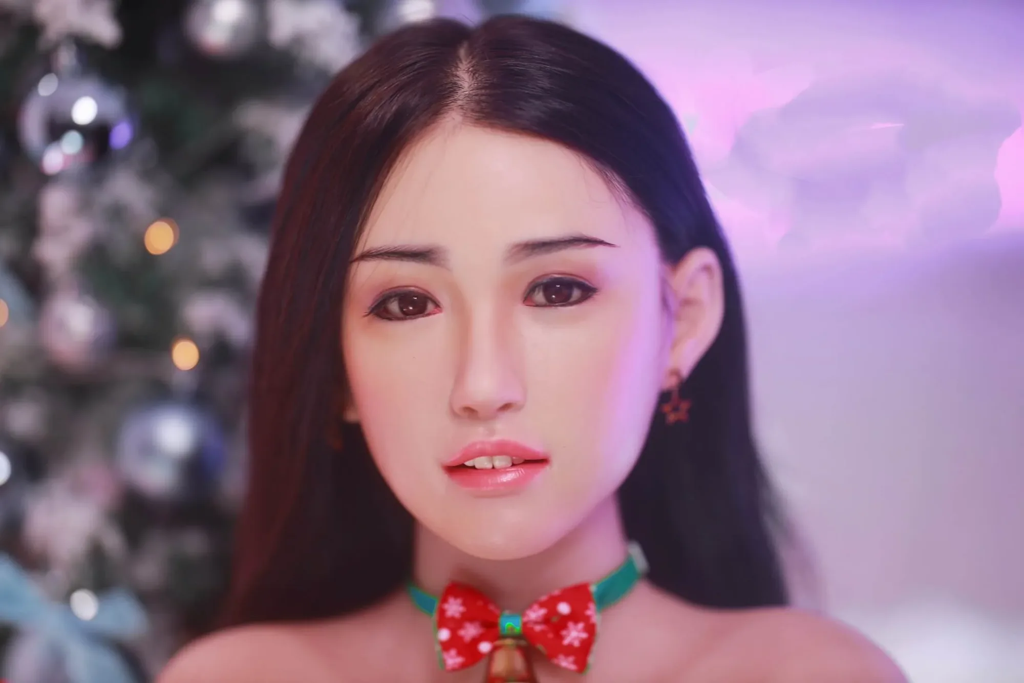 Christmas Catherine: JYDoll 164cm D-Cup Realistic Silicone Head TPE Body Sex Doll view 8
