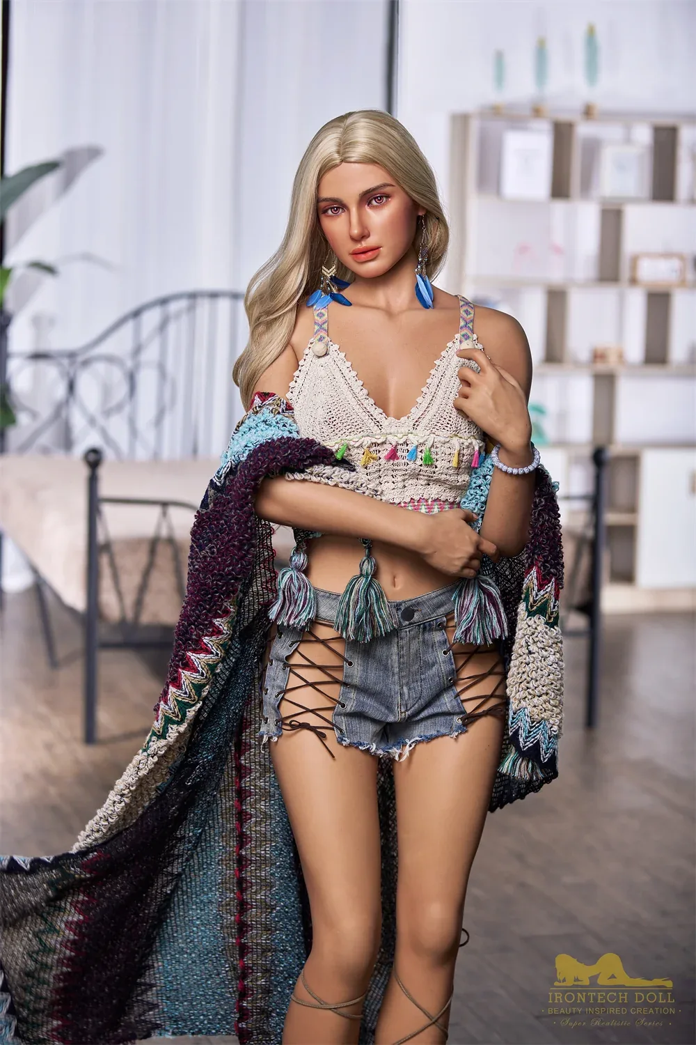 S17(ROS Available): Premium 168cm A-Cup Silicone Sex Doll-Irontech Doll view 6