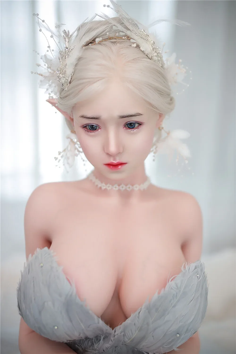 JingYa: JYDoll 157cm D-Cup Realistic Silicone Head TPE Body Sex Doll view 6