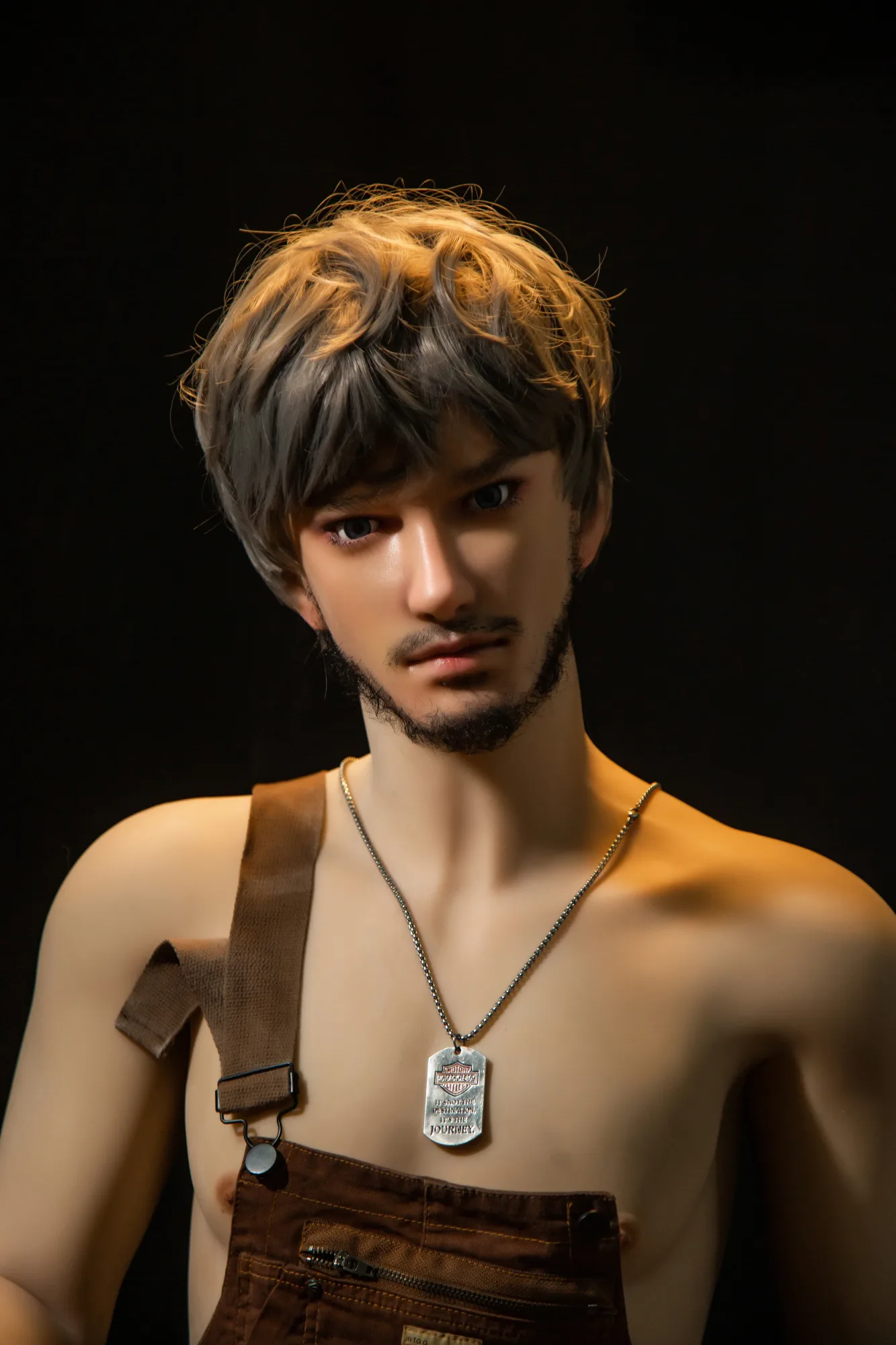 Zhou: 175cm Real Silicone Head TPE Body Male Sex Doll-QITA Doll
