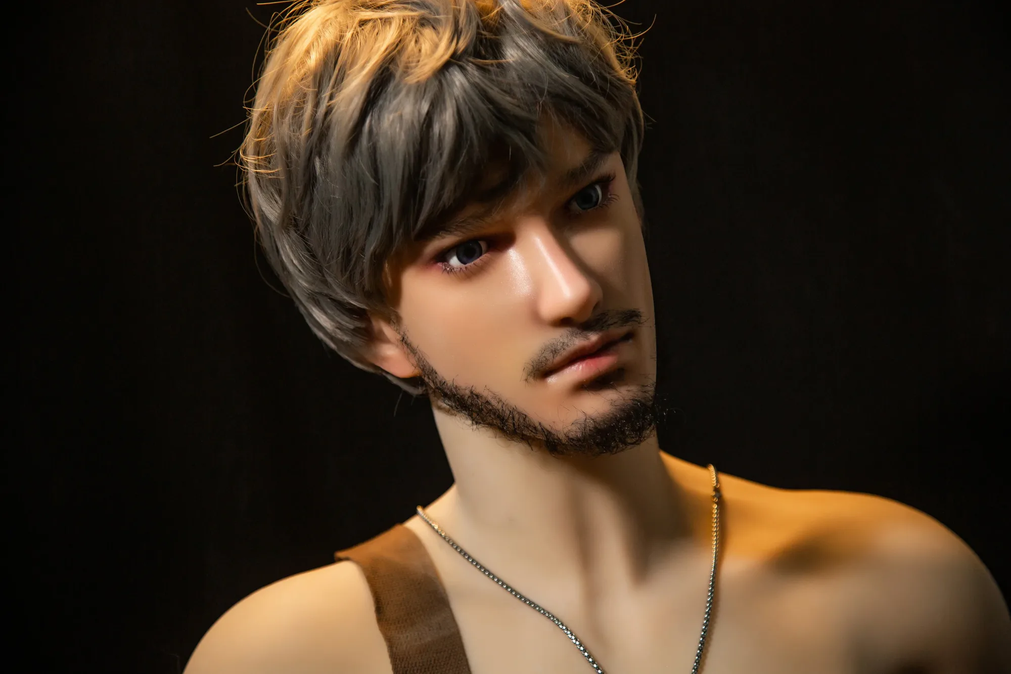 Zhou: 175cm Real Silicone Head TPE Body Male Sex Doll-QITA Doll view 7