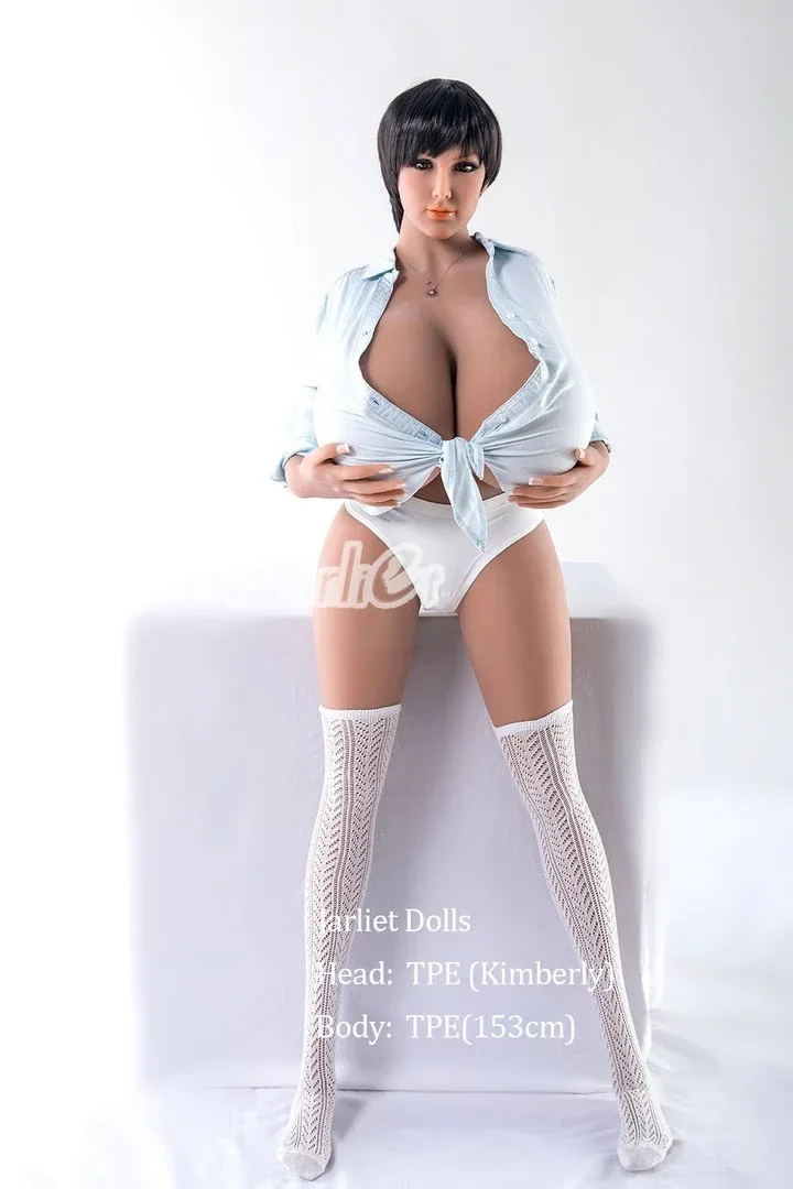 Kimberly: 153cm Mega-Cup Life-Size TPE Sex Doll-Jarliet Doll-[USA Stock] view 6