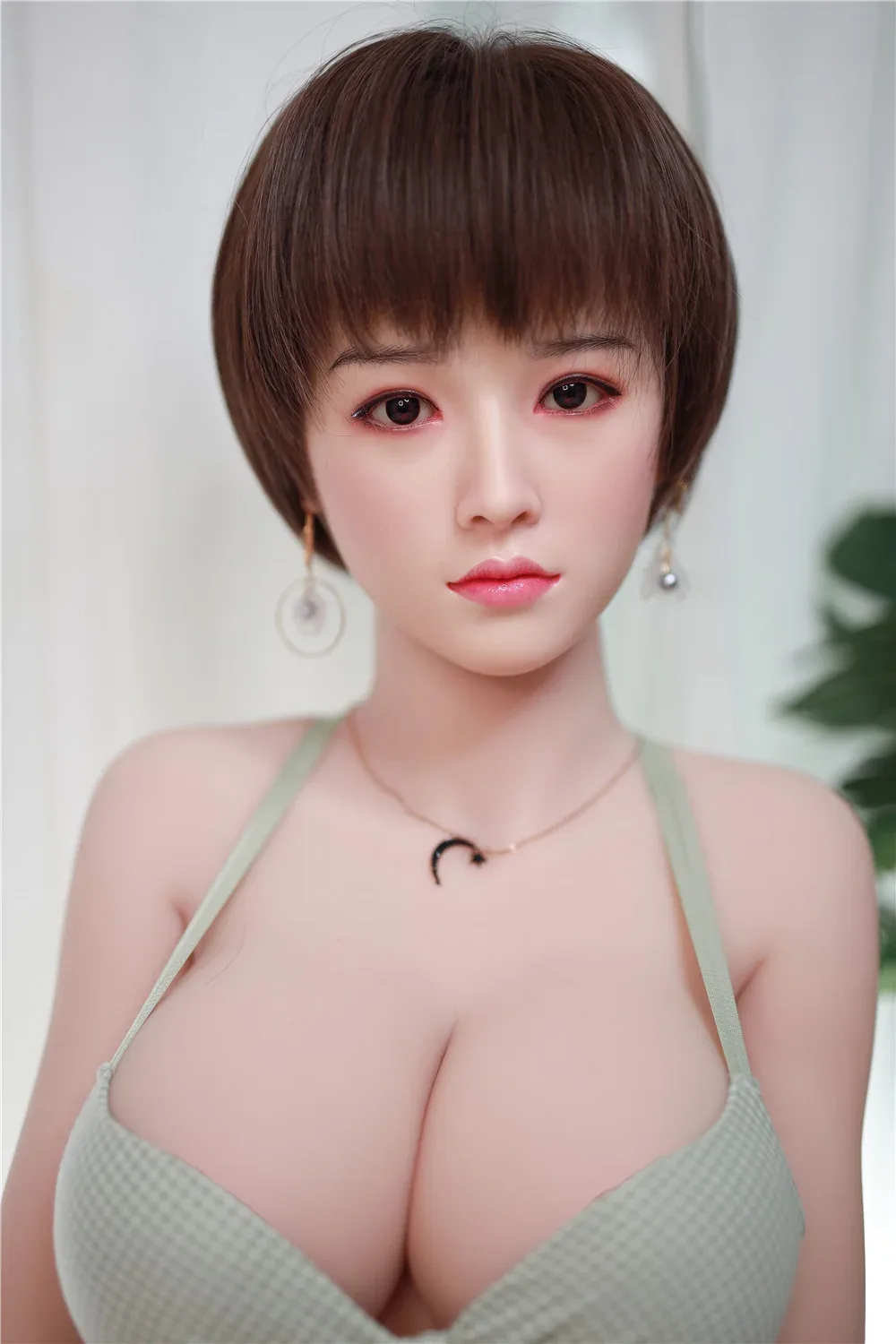 Amber: JYDoll 161cm D-Cup Realistic Silicone Head TPE Body Sex Doll view 5