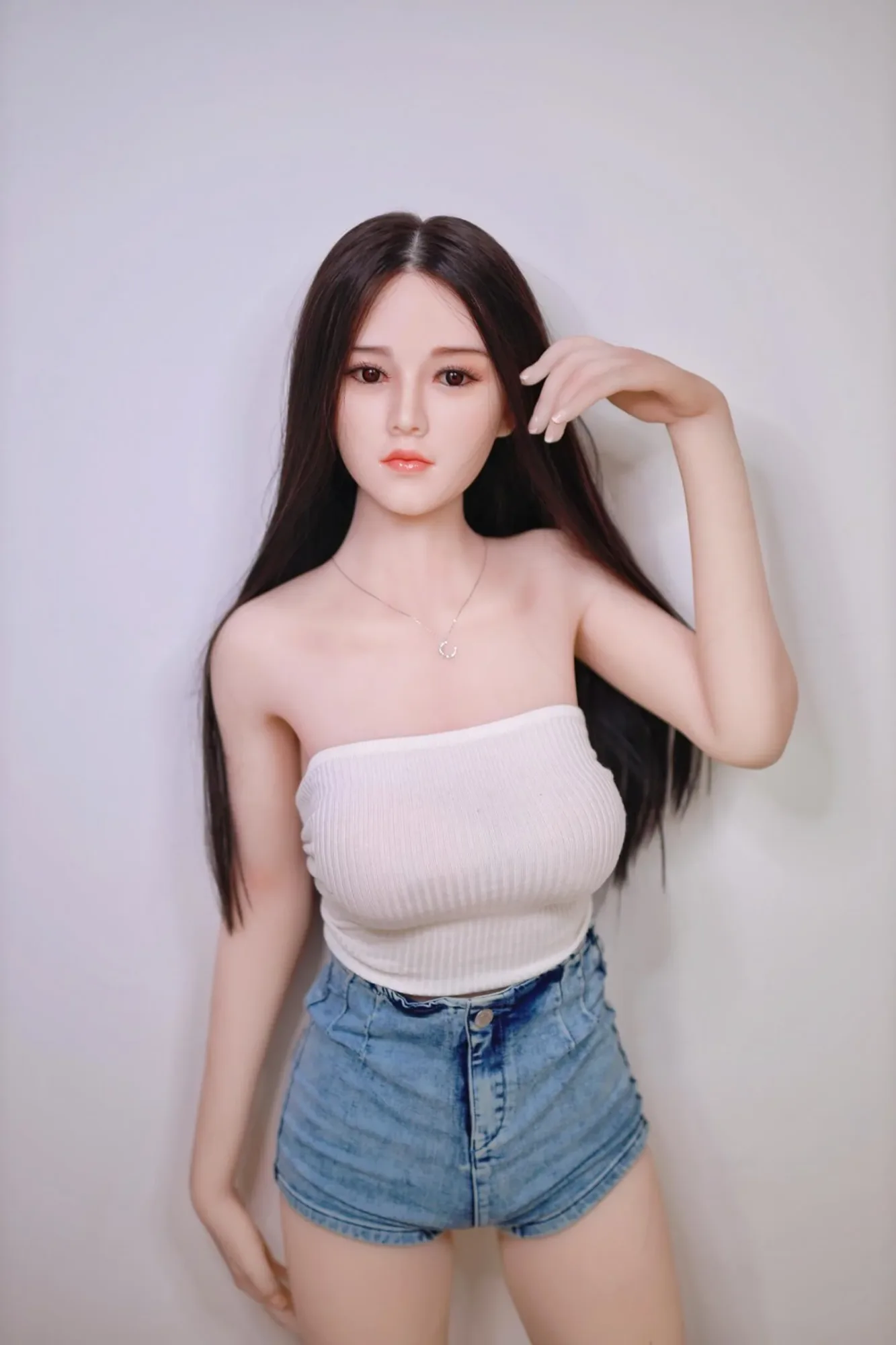 H1: JYDoll 157cm D-Cup Realistic Silicone Head TPE Body Sex Doll view 7