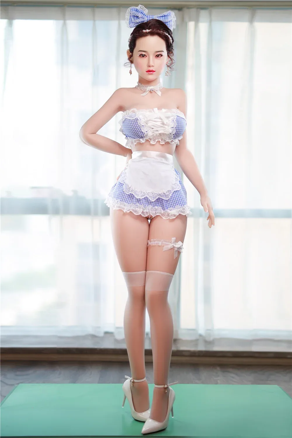 L.Jiu: JYDoll 161cm D-Cup Realistic Silicone Head TPE Body Sex Doll