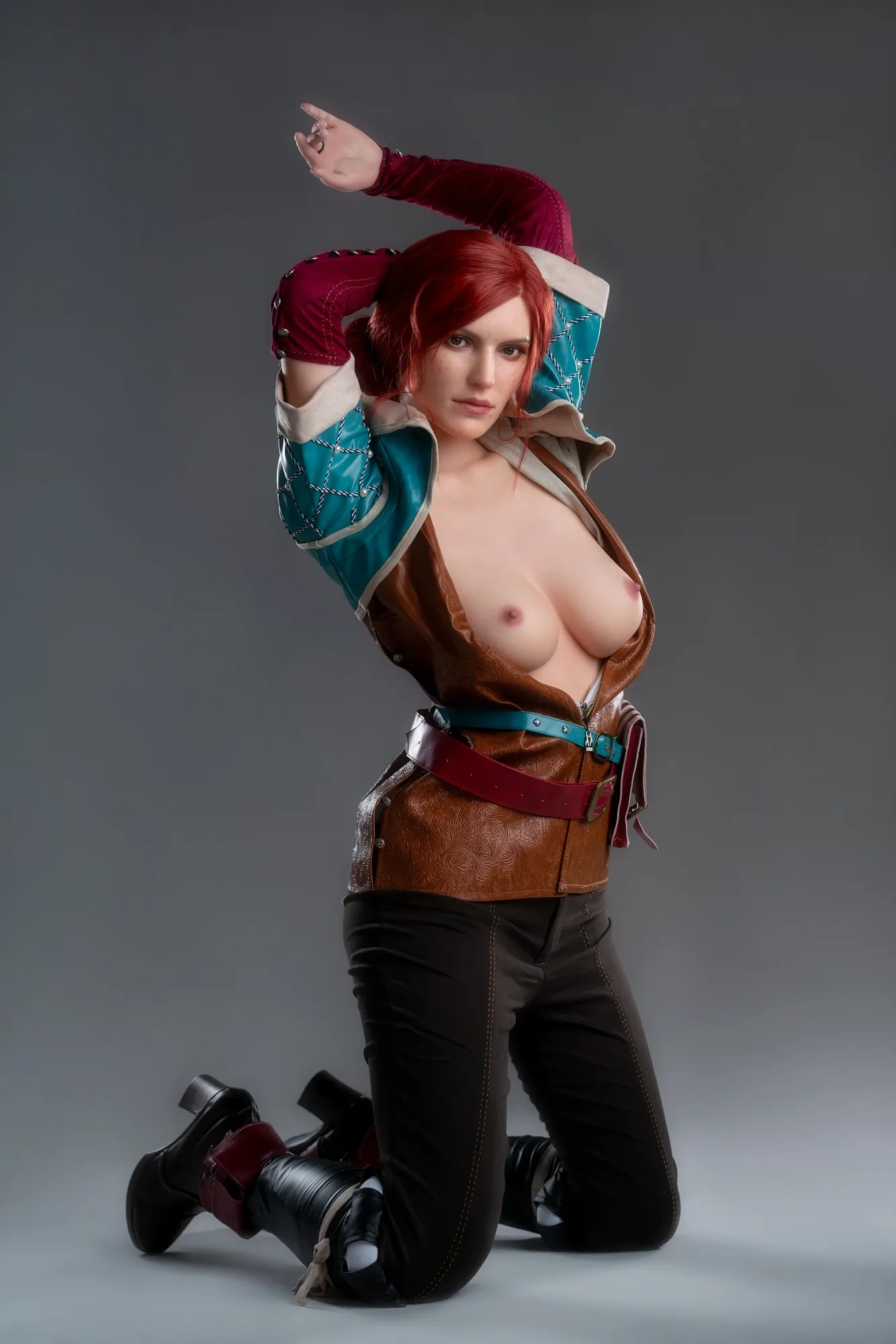 Triss: 168cm E-Cup Cosplay Silicone Sex Doll-Game Lady view 4