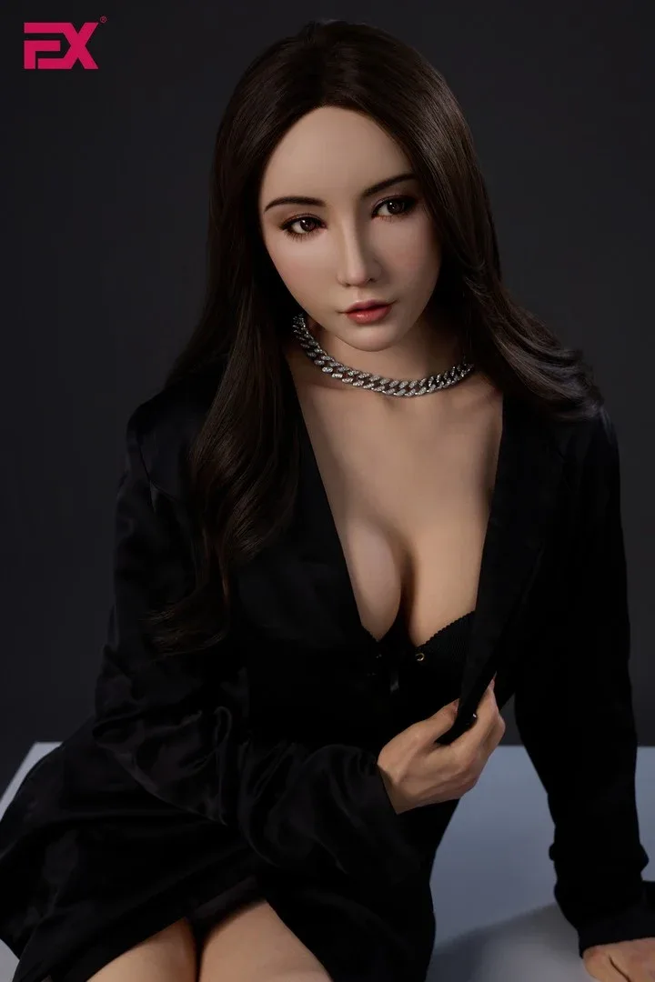Enhee: 168cm D-Cup Luxury Seamless Neck Silicone Sex Doll-Clone
