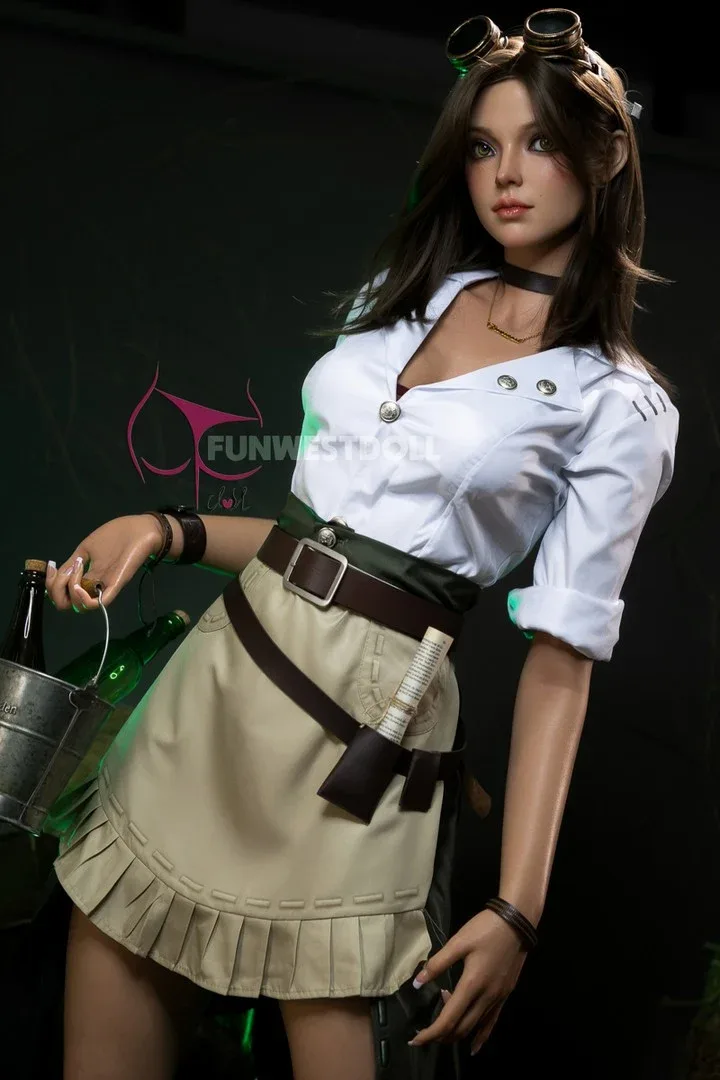 Natural Lexie: 168cm Silicone Sex Doll-FSD006-#026S-Realistic Skin Texture view 5