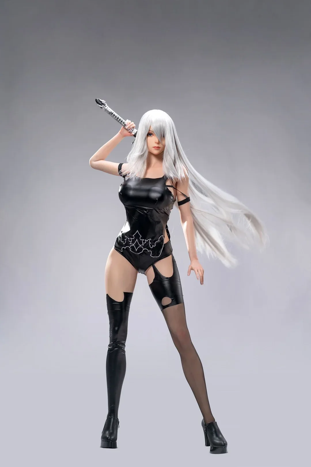 YoRHa A2: 171cm G-Cup Anime 2B Cosplay Silicone Sex Doll-Game Lady view 8