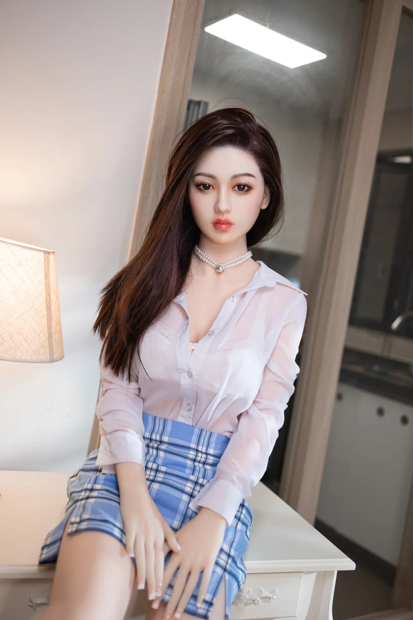 #8: 165cm G-Cup Lifelike TPE Body Silicone Head Sex Doll-Aibei view 5